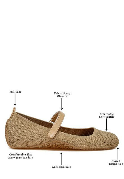 Nordeux Velcro Strap Mary Jane Ballerinas - Shop Style & More | Fresh Looks, Everyday Deals & Free Shipping