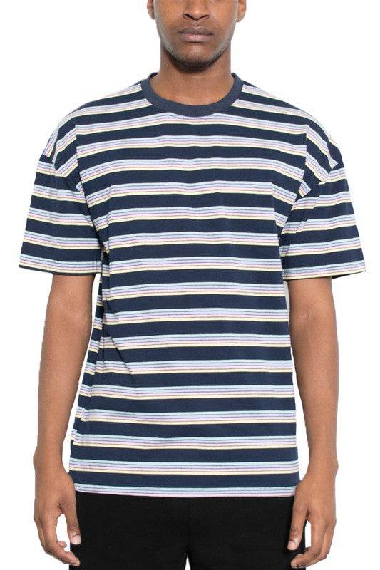 Striped Round Neck Tshirt - Shop Style & More | Fresh Looks, Everyday Deals & Free Shipping