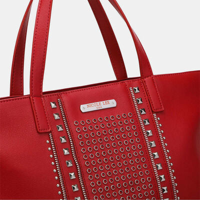 Nicole Lee USA Studded Large Tote Bag Bags