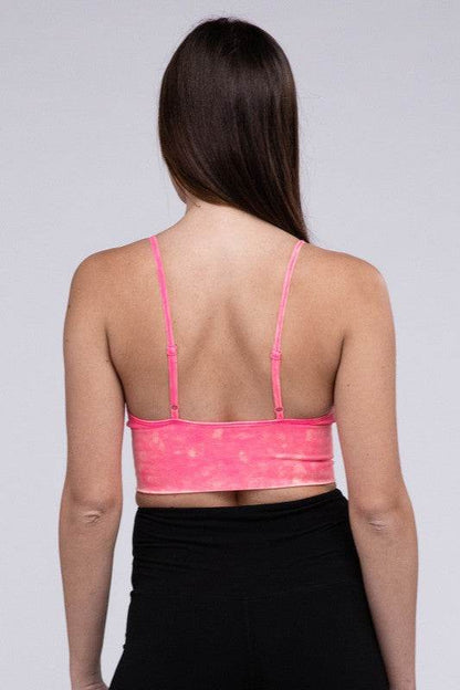 Washed Ribbed Bra Padded Tank Top - Shop Style & More | Fresh Looks, Everyday Deals & Free Shipping