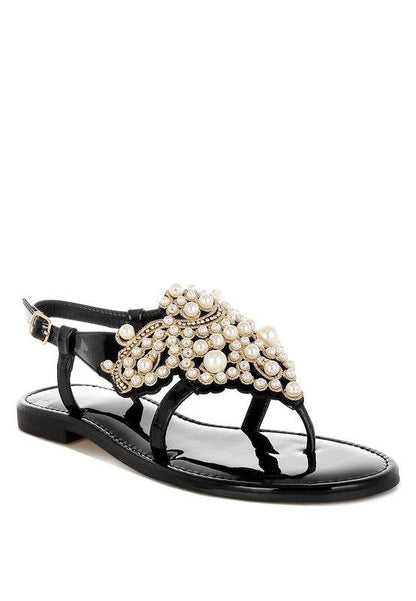 Zalata Pearl Studded Flats - Shop Style & More | Fresh Looks, Everyday Deals & Free Shipping