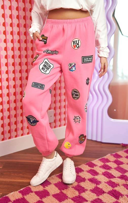 Hight waist Multi Patches Jogger Pants JBJ1022 - Shop Style & More | Fresh Looks, Everyday Deals & Free Shipping