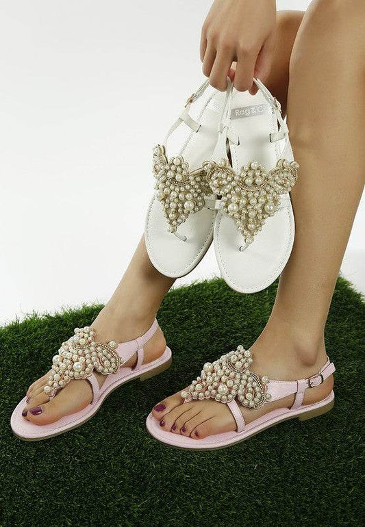 Nayasa Pin Buckle Pearls Flats - Shop Style & More | Fresh Looks, Everyday Deals & Free Shipping