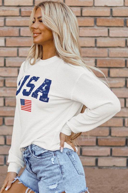 Cadence USA Flag Top - Shop Style & More | Fresh Looks, Everyday Deals & Free Shipping