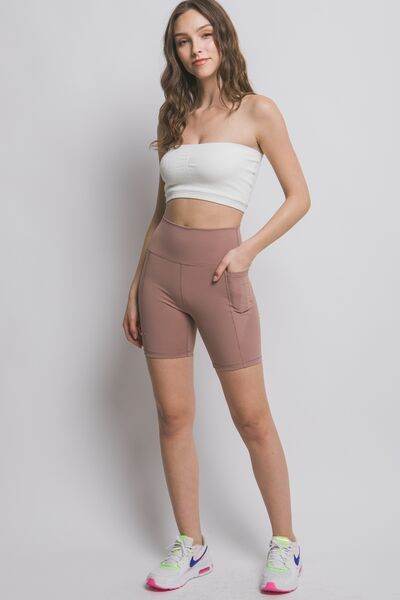 Love Tree High Waist Seam Detail Active Shorts - Shop Style & More | Fresh Looks, Everyday Deals & Free Shipping