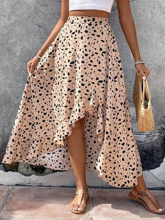 Enia Printed Ruffled Skirt - Shop Style & More | Fresh Looks, Everyday Deals & Free Shipping