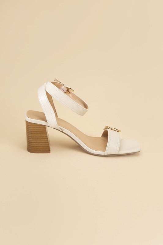 TREATY-S Buckle Sandal Heel Heels