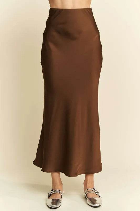 Davi & Dani High Waist Midi Skirt - Shop Style & More | Fresh Looks, Everyday Deals & Free Shipping