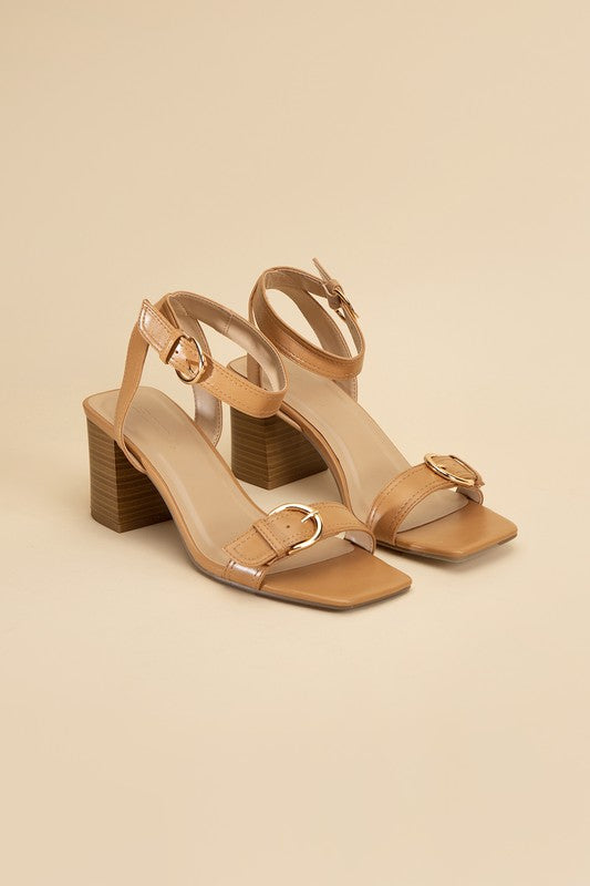 TREATY-S Buckle Sandal Heel Heels