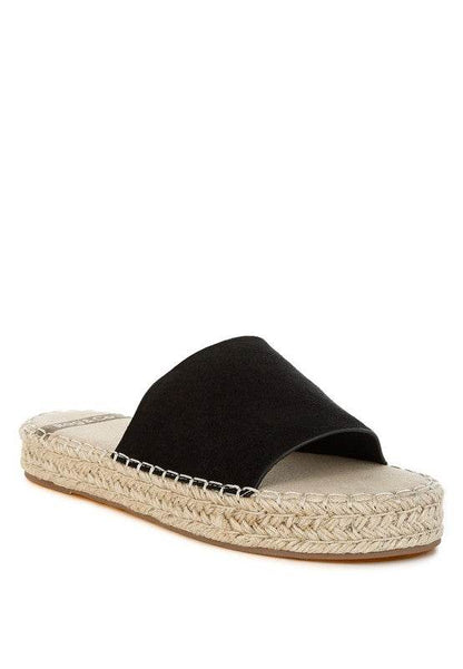 Huntra Real Soft Leather Espadrille Flatforms - Shop Style & More | Fresh Looks, Everyday Deals & Free Shipping