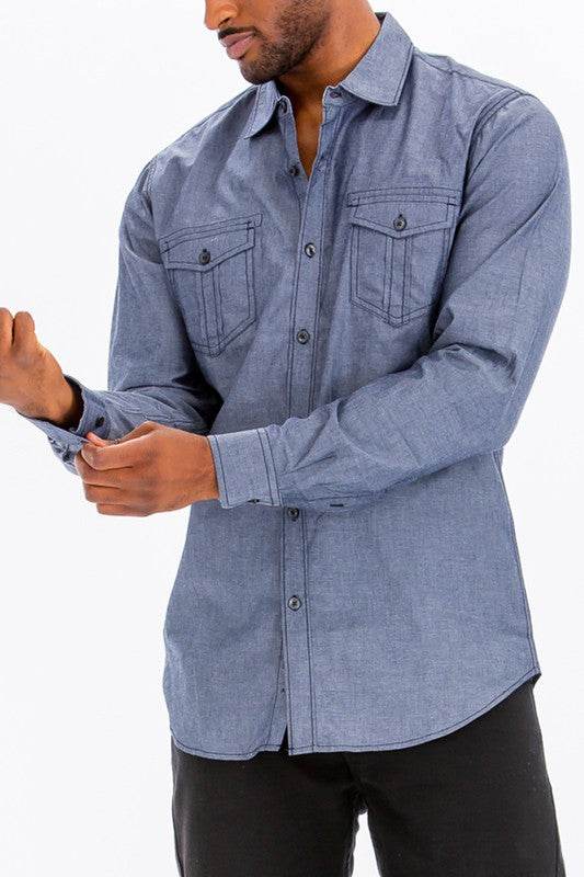 Weiv Men's Casual Long Sleeve Shirts - Shop Style & More | Fresh Looks, Everyday Deals & Free Shipping