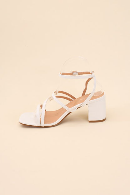 ALI-6 Strappy Low Heel Heels