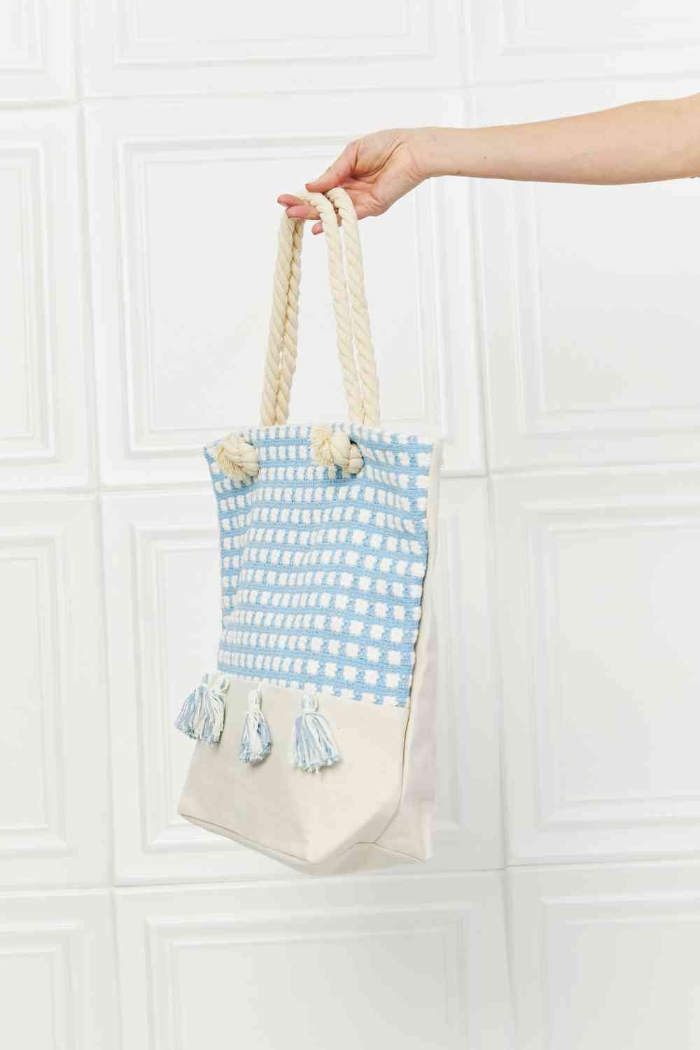 Justin Taylor Picnic Date Tassel Tote Bag Bags