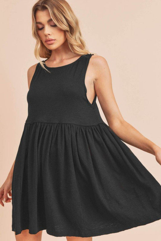 Aemi + Co Round Neck Mini Tank Dress - Shop Style & More | Fresh Looks, Everyday Deals & Free Shipping