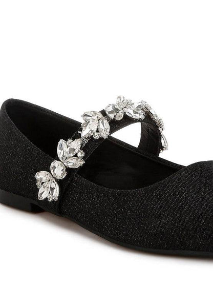 Flavia Diamante Brooch Glitter Ballerinas - Shop Style & More | Fresh Looks, Everyday Deals & Free Shipping