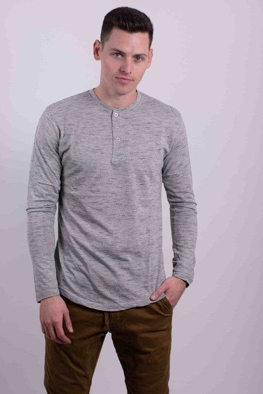 Long Sleeves Henley T-shirt - Shop Style & More | Fresh Looks, Everyday Deals & Free Shipping