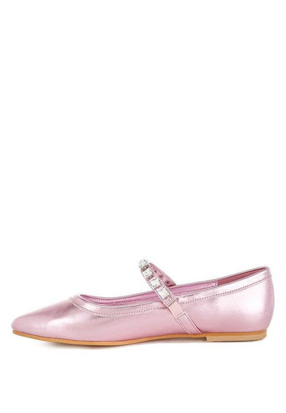Gloxinia Metallic Mary Jane Ballerinas - Shop Style & More | Fresh Looks, Everyday Deals & Free Shipping