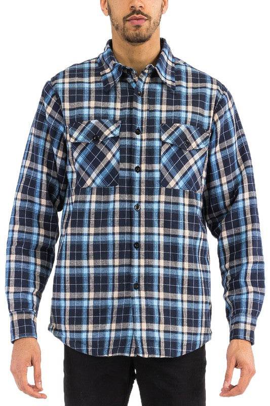 Mens Quilted Padded Flannel - Shop Style & More | Fresh Looks, Everyday Deals & Free Shipping