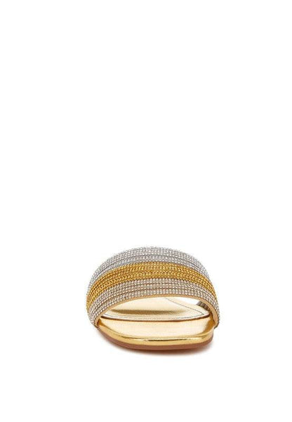 Chrisy Rhinestone Strap Slip On Flats - Shop Style & More | Fresh Looks, Everyday Deals & Free Shipping
