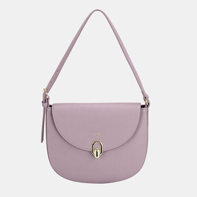 David Jones Metal Buckle Shoulder Bag Lilac One Size Bags