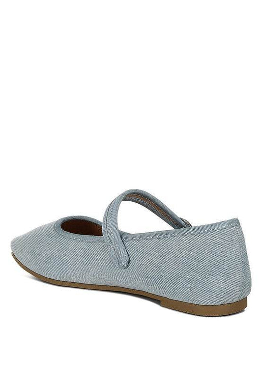 Iker Classic Denim Pin Buckle Ballerinas - Shop Style & More | Fresh Looks, Everyday Deals & Free Shipping