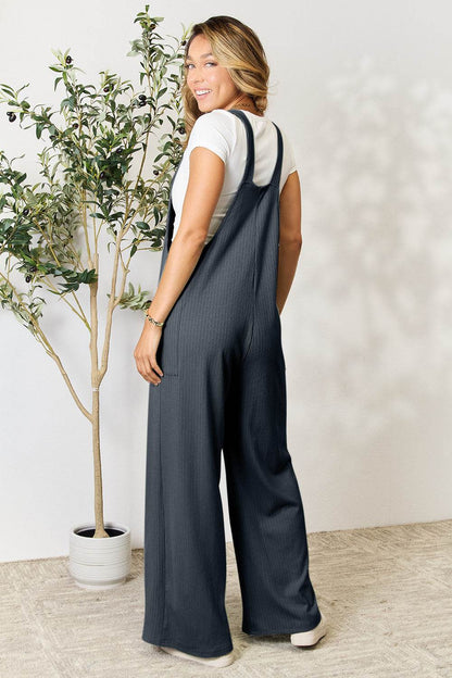 Double Take Full Size Wide Strap Overall with Pockets - Shop Style & More | Fresh Looks, Everyday Deals & Free Shipping