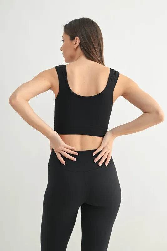 MONO B Ruched Front Active Tank - Shop Style & More | Fresh Looks, Everyday Deals & Free Shipping