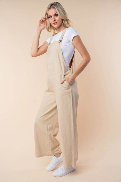 White Birch Sleeveless Wide Leg Jumpsuit - Shop Style & More | Fresh Looks, Everyday Deals & Free Shipping