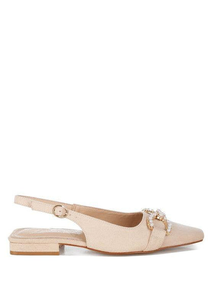 Salova Pearl-Studded Horsebit Flats - Shop Style & More | Fresh Looks, Everyday Deals & Free Shipping