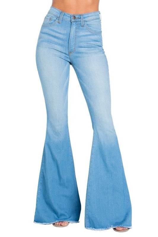 Logan Bell Bottom Jean in Light Wash - Inseam 30 - Shop Style & More | Fresh Looks, Everyday Deals & Free Shipping