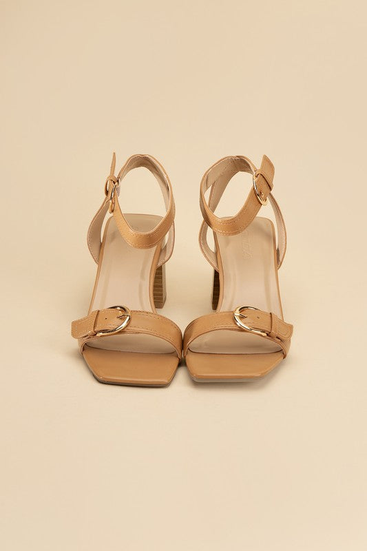 TREATY-S Buckle Sandal Heel Heels