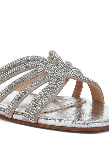 Dindy Rhinestone Cut Out Flats - Shop Style & More | Fresh Looks, Everyday Deals & Free Shipping