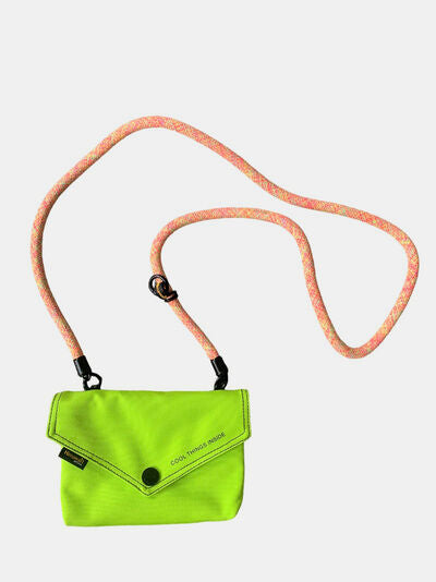 Himawari Solid Color Envelope Shape Crossbody Bag with Removable Strap Bags