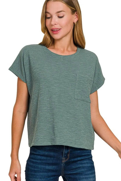Zenana Round Neck Short Sleeve T-Shirt - Shop Style & More | Fresh Looks, Everyday Deals & Free Shipping
