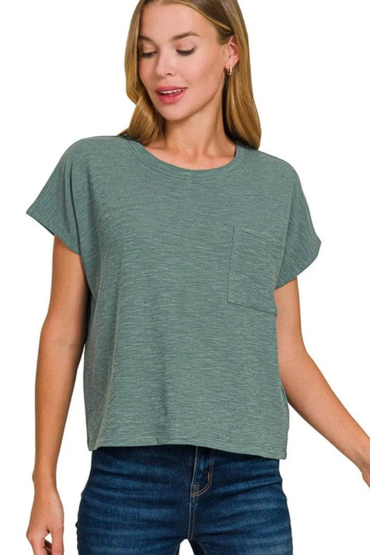 Zenana Round Neck Short Sleeve T-Shirt - Shop Style & More | Fresh Looks, Everyday Deals & Free Shipping