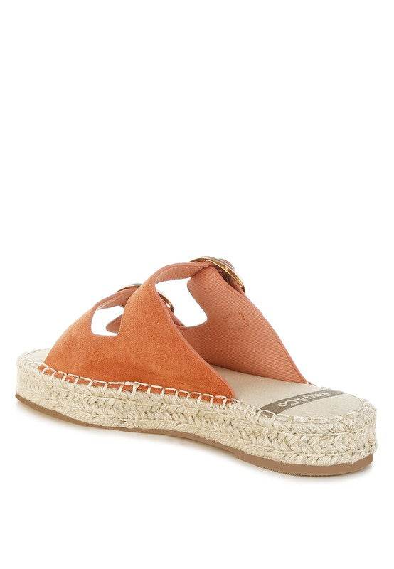 Kuopa Genuine Soft Leather Espadrille Flatform - Shop Style & More | Fresh Looks, Everyday Deals & Free Shipping