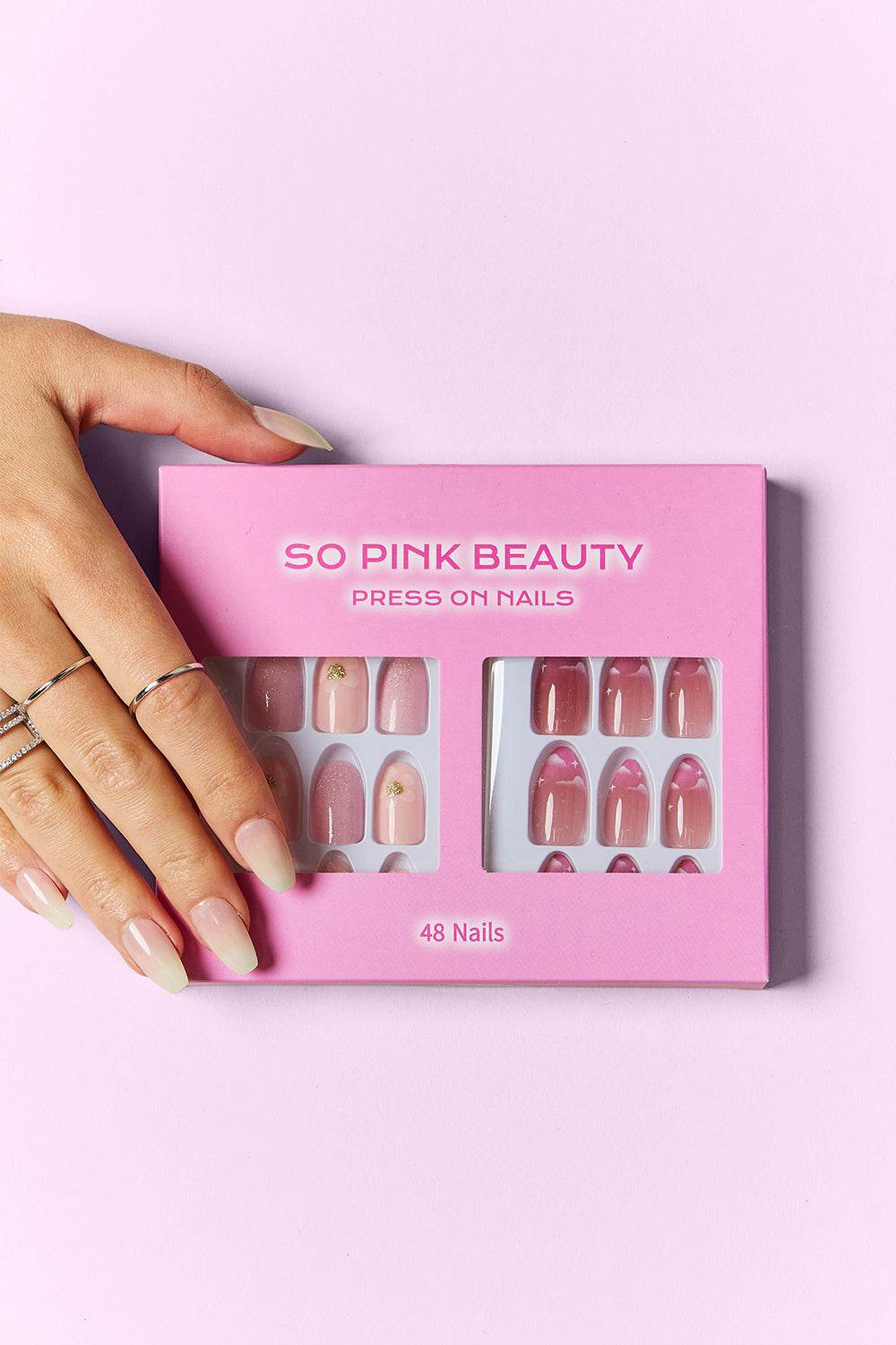 SO PINK BEAUTY Press On Nails 2 Packs - Shop Style & More | Fresh Looks, Everyday Deals & Free Shipping