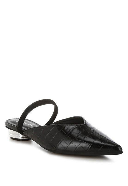 Renata Fantasy Heel Croco Mules - Shop Style & More | Fresh Looks, Everyday Deals & Free Shipping