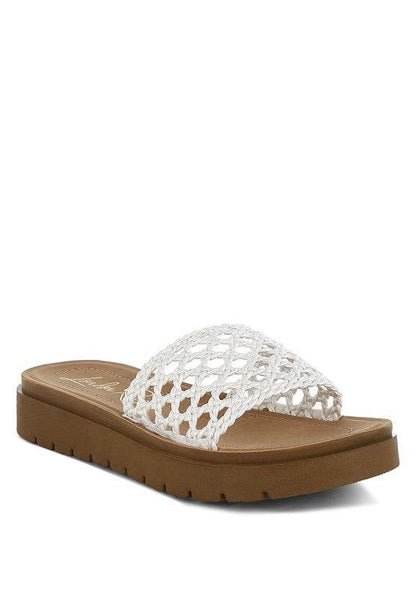 Sayura Woven Slip-On Flatforms - Shop Style & More | Fresh Looks, Everyday Deals & Free Shipping