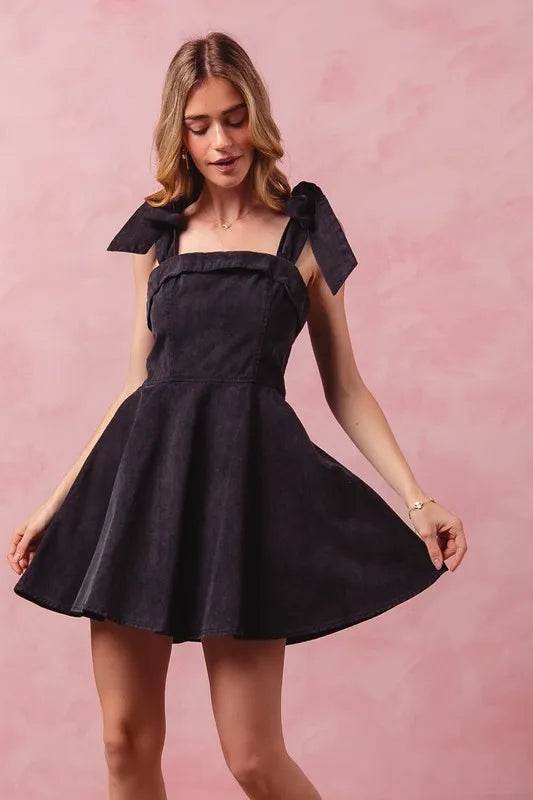 SO ME Fit and Flare Washed Gameday Dress - Shop Style & More | Fresh Looks, Everyday Deals & Free Shipping