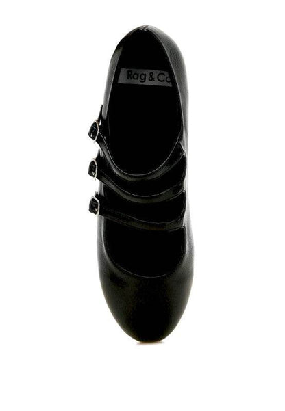 Macarina Triple Strap Mary Jane Ballerinas - Shop Style & More | Fresh Looks, Everyday Deals & Free Shipping