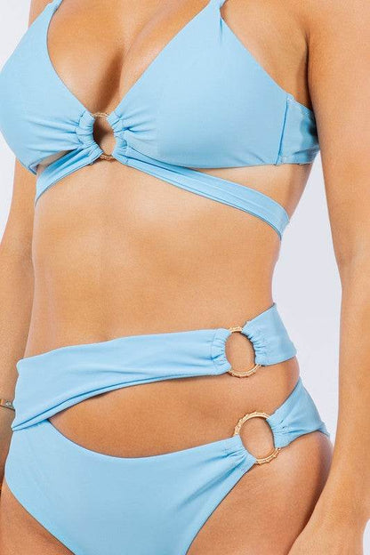 TWO PIECE WRAPPING WITH MULTI O RING BIKINI - Shop Style & More | Fresh Looks, Everyday Deals & Free Shipping