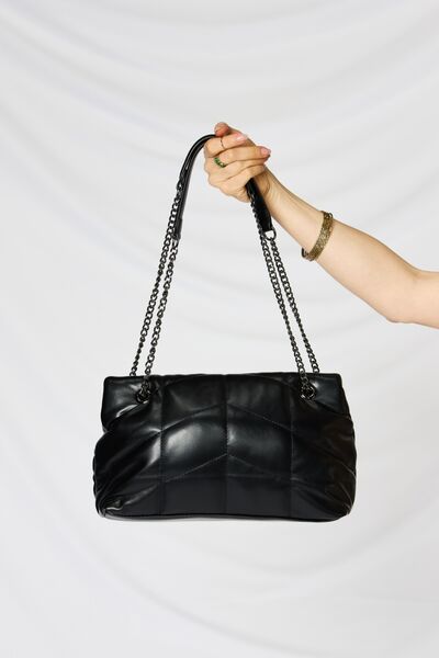 SHOMICO PU Leather Chain Handbag Bags