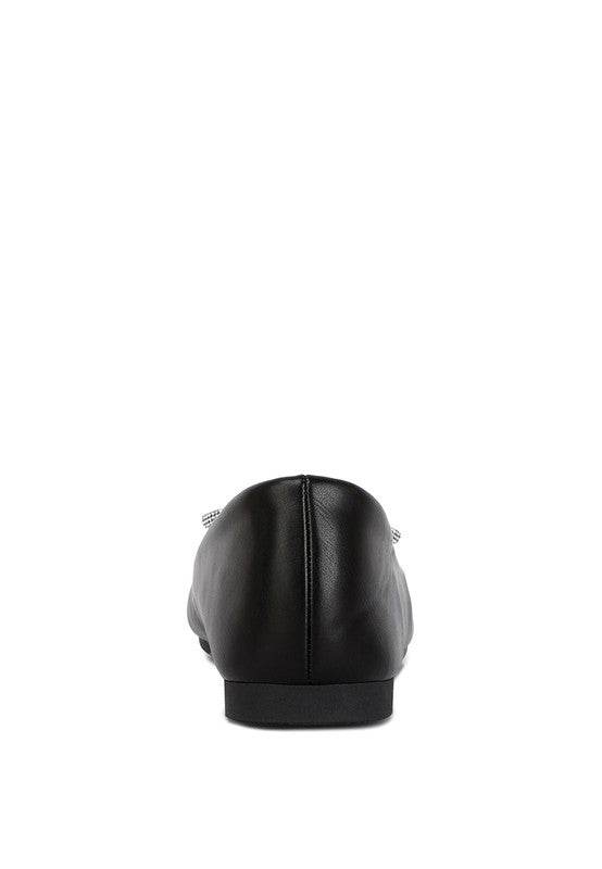 Aine Rhinestones Embellished Toe Cap Ballerinas - Shop Style & More | Fresh Looks, Everyday Deals & Free Shipping
