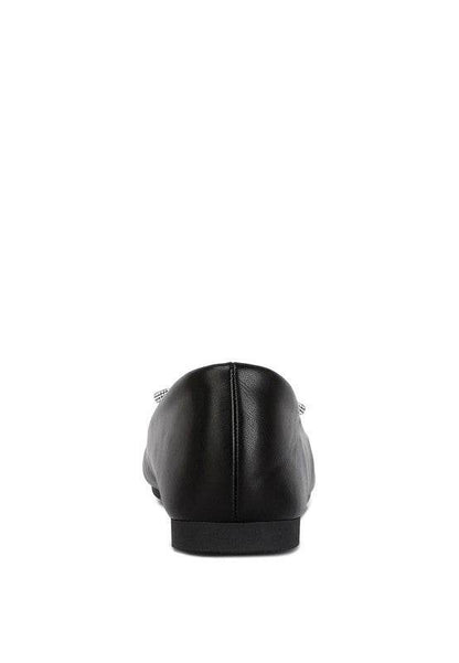 Aine Rhinestones Embellished Toe Cap Ballerinas - Shop Style & More | Fresh Looks, Everyday Deals & Free Shipping
