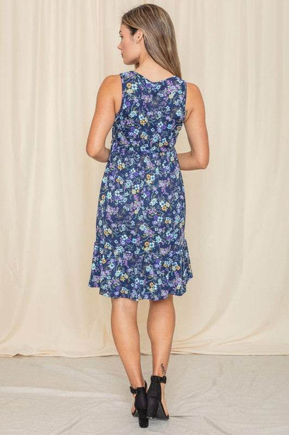 Sleeveless Botanical Floral Tiered Dress - Shop Style & More | Fresh Looks, Everyday Deals & Free Shipping