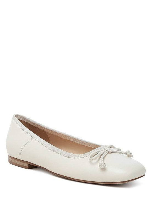 Lutten Square-Toe Bow Ballerinas - Shop Style & More | Fresh Looks, Everyday Deals & Free Shipping