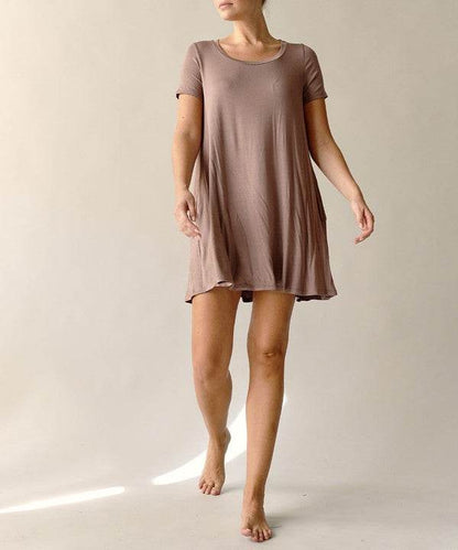 BAMBOO CLASSIC SHORT SLV DRESS - Shop Style & More | Fresh Looks, Everyday Deals & Free Shipping