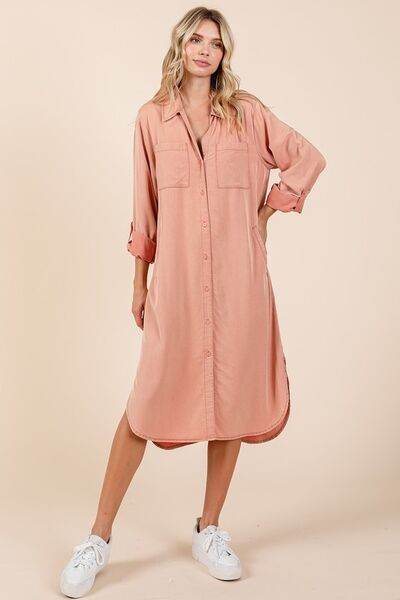 Mittoshop Button Down Long Sleeve Shirt Dress - Shop Style & More | Fresh Looks, Everyday Deals & Free Shipping