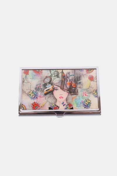 Nicole Lee USA Printed Business Card Case New York One Size Accessories